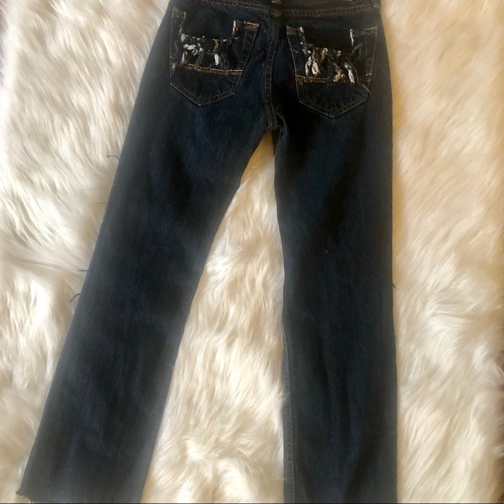 Abercrombie Kids Custom Made Distressed Denim Jean - Picture 7 of 8